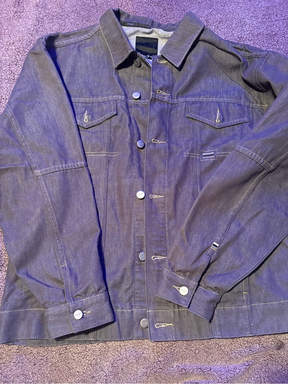 Sean John Indigo Denim Shirt Jacket c- 1999-2003